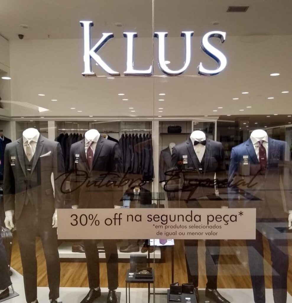 Adesivos promoção lojas KLUS em Belo Horizonte